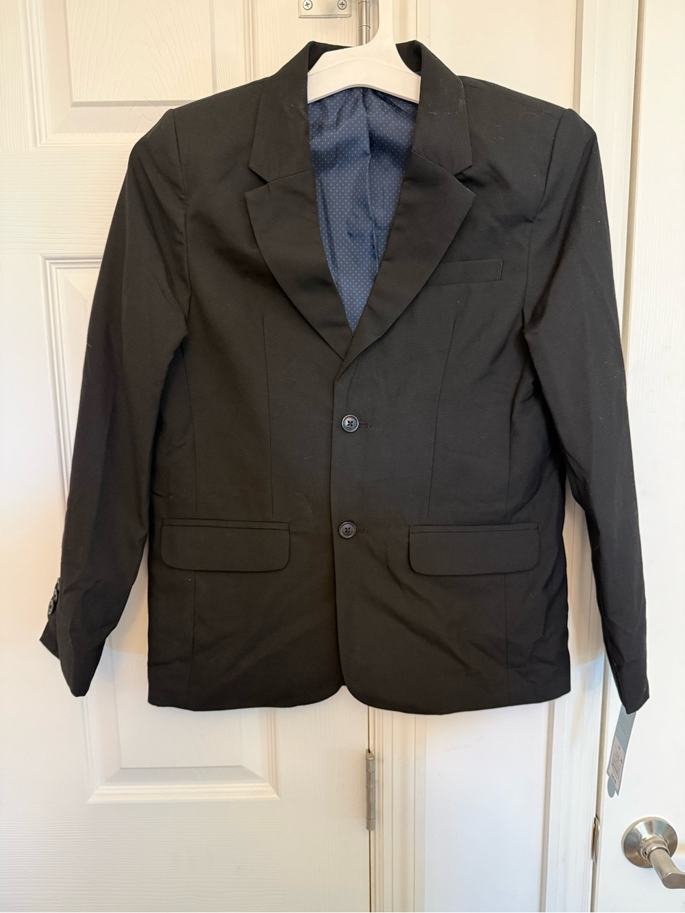 Cat & Jack Boys Black Two-Button Blazer
